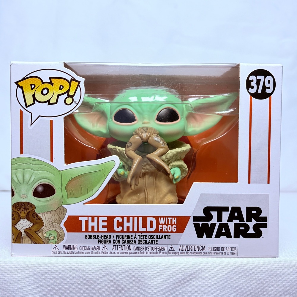 Funko Star Wars The Child with Frog 379 Grogu Mandalorian Baby Yoda Vinyl Figure